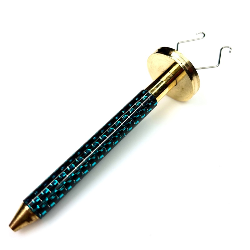 Dr. Slick -  Carbon Fiber Handle Jumbo - Dubbing Twister w/Half Hitch Tool