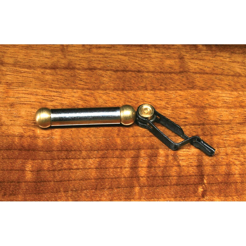Small Handled Rotary Hackle Plier with Silicon Sleeve