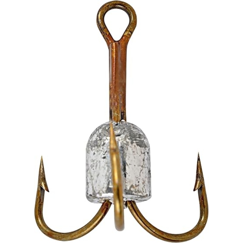 Danielson Weighted Snagging Treble Hook Bronze Size