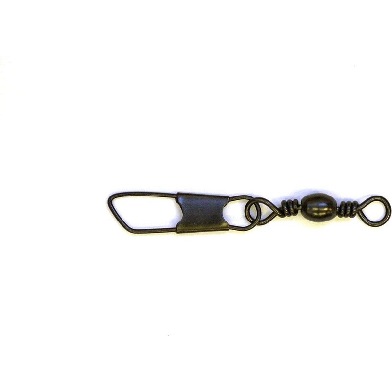 Eagle Claw Barrel Swivel with Safety Snap