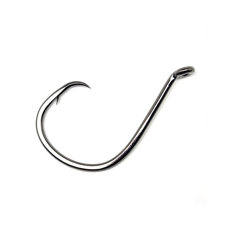 Gamakatsu Octopus Hook, Barbed, Needle Point Non-Offset, Ringed Eye, NS Black, 6pk