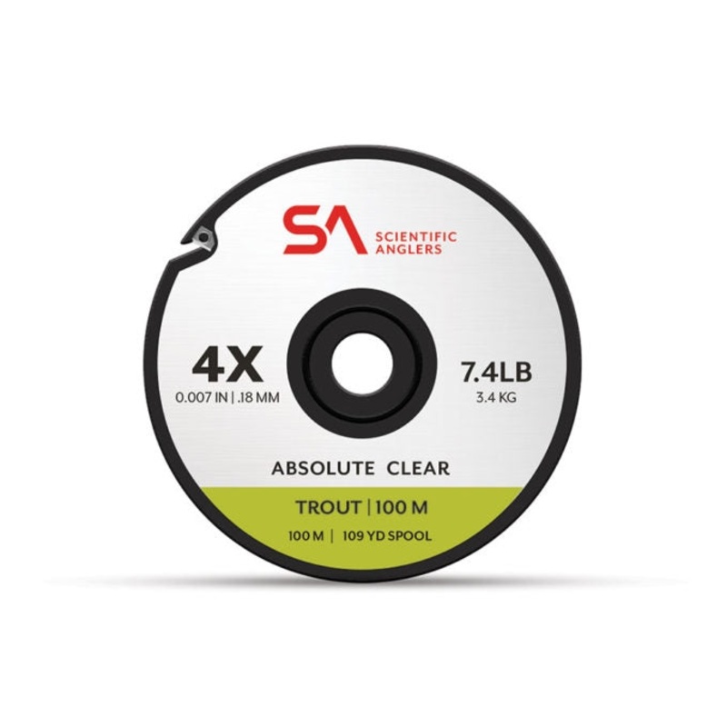 Scientific Anglers Absolute Clear Trout Tippet - 100m