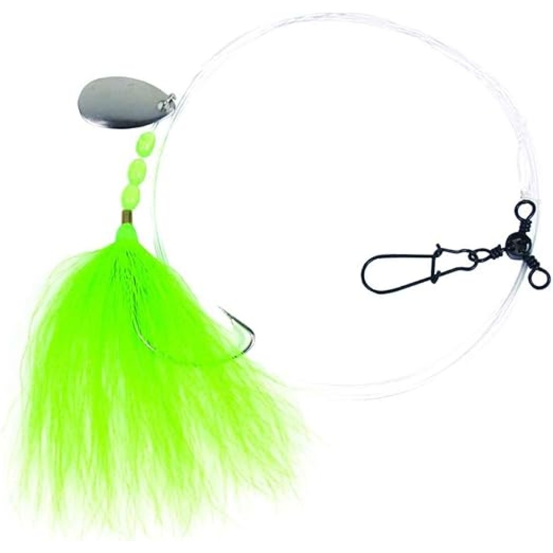 Sea Striker Bucktail Fluke Rig 2/0 Wide Gap Spinner