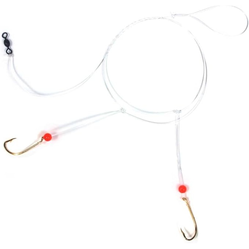 Sea Striker N8465-10G Sea Bass Hi-Lo Rig, # 1/0 Gold Bait