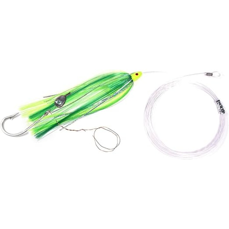 Sea Striker SB38R-GC Rigged Ballyhoo Lure, 3/8 oz Head, 1/2 oz