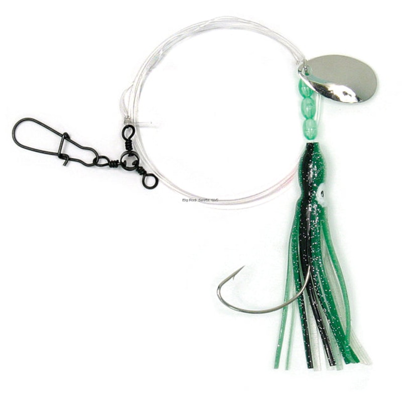 Sea Striker Squid Skirt Fluke/Flounder Rig with Spinner