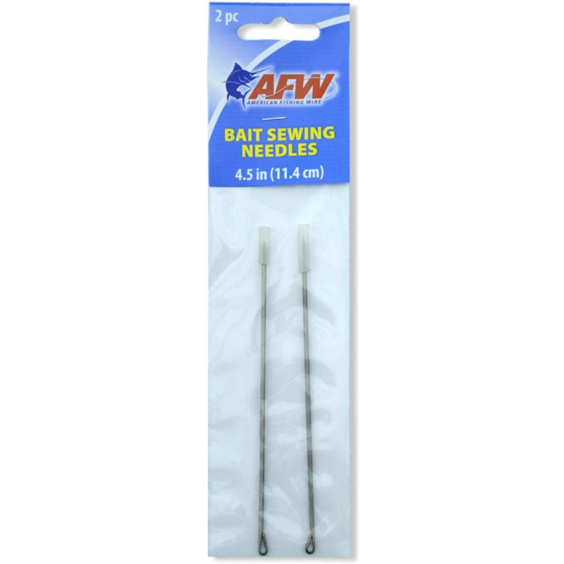 American Fishing Wire Bait Sewing Needles, Stainless Steel, 4.5in