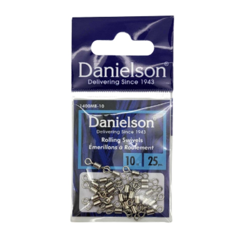 Danielson Rolling Swivel Size 10 25pk