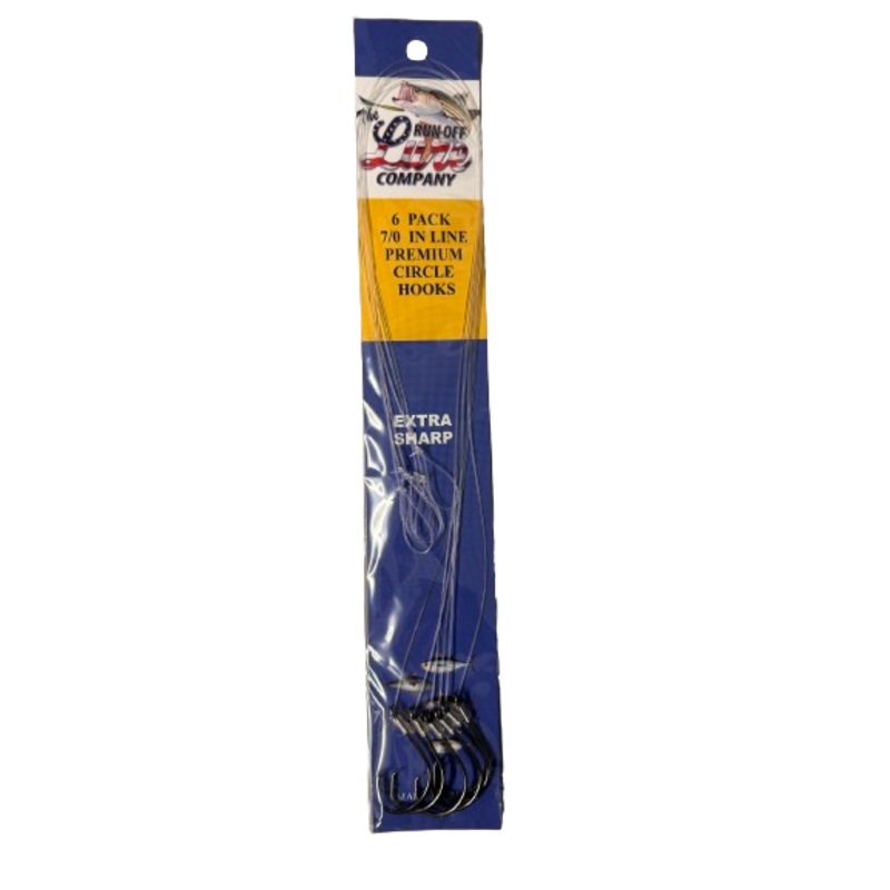 Run Off Lures In line Premium Circle Hooks