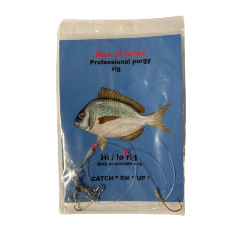 Run Off Lures Professional Porgy Gold Hi-Lo Rig