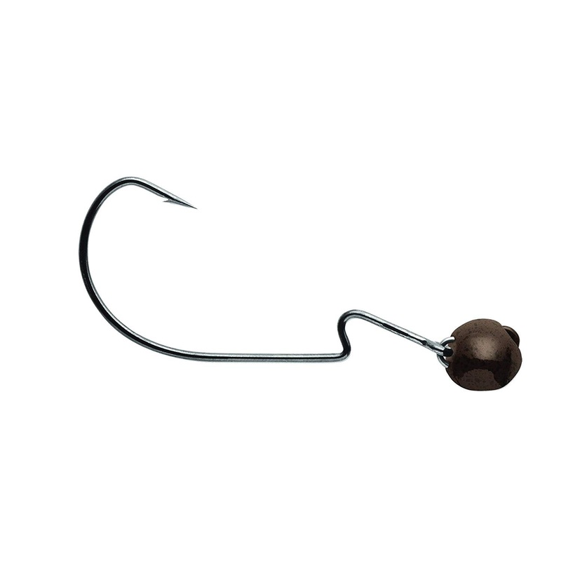 VMC Swingin' Rugby Jig (1/4oz-3/4oz, Size 3/0-5/0, 2pk, Black/Brown)