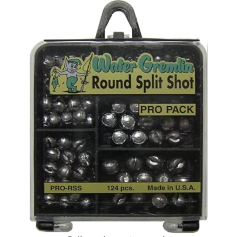 Water Gremlin Round Split Shot Pro Pack, 124pk