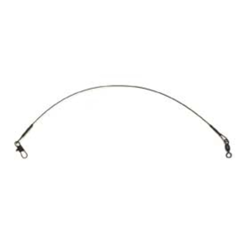 Eagle Claw Black Steel Leader 3ct 18" 45lb