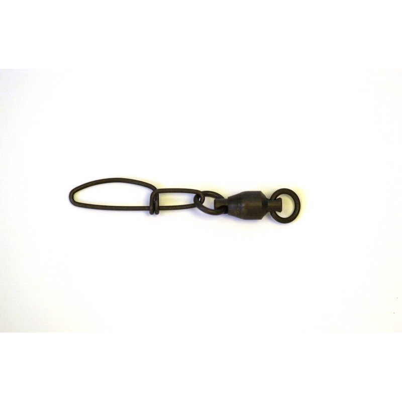 Eagle Claw Swivel-Black Ball Bearing w/Coastlock Snap 3ct Size 2