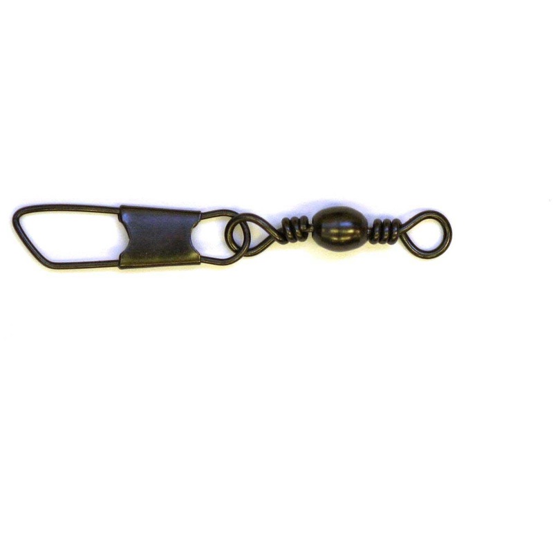 Eagle Claw Swivel Black Snap 12ct/12pk Size 5