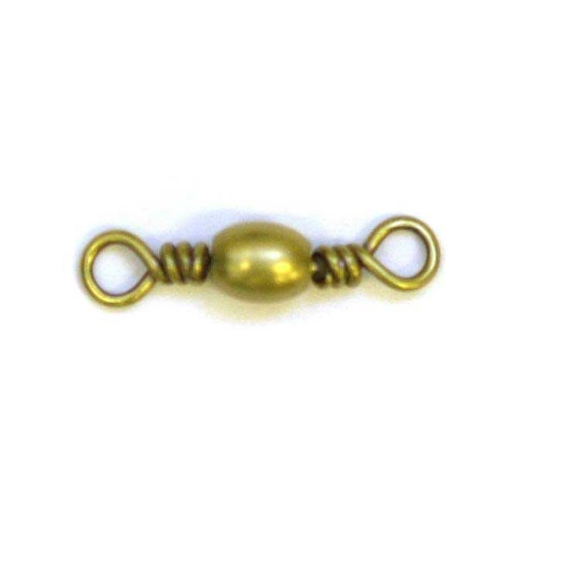 Eagle Claw Swivel-Brass Barrel 12ct/12pk Size 1