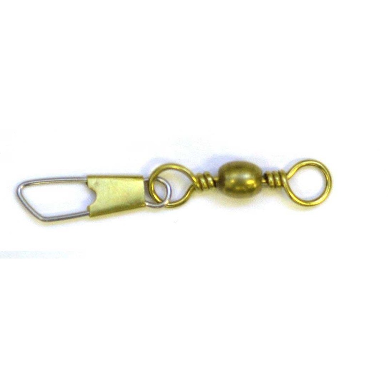 Eagle Claw Swivel-Brass Snap 12ct/12pk Size 1