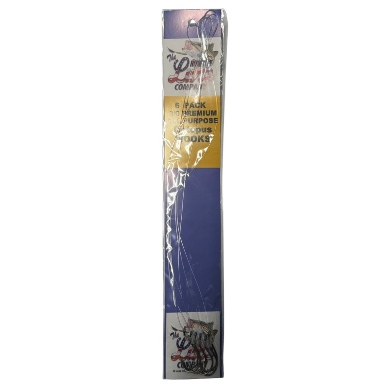 Run Off Lures 6pk 3/0 Octopus Hooks