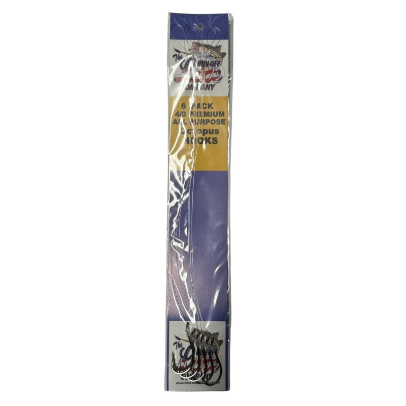 Run Off Lures 6pk 4/0 Octopus Hooks