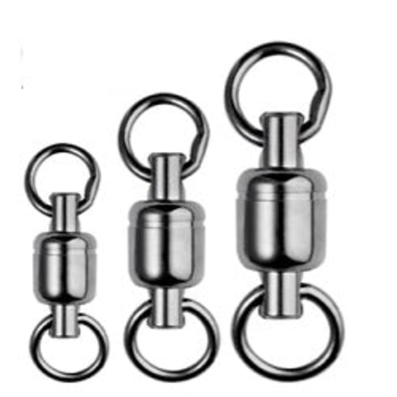 Spro Power Ball Bearing Swivel 2Weld Ring Black Size 3 3ct 135lb