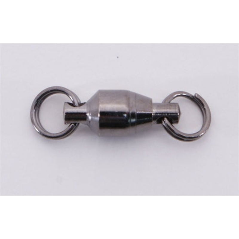 Spro Power BB Swivels 2 Split Rings Black Size 4 3ct 19lb