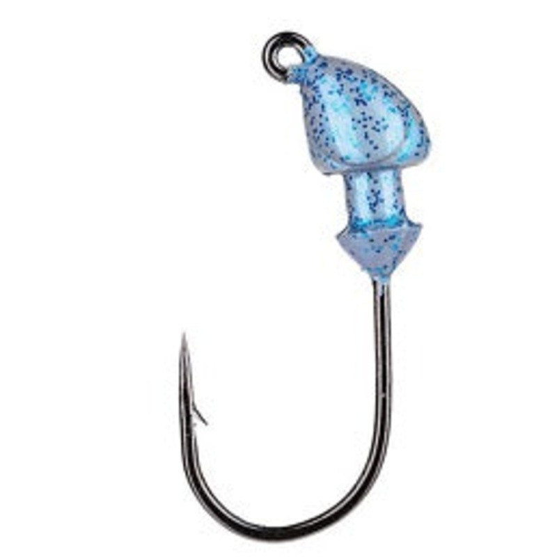 Strike King Baby Squadron Swimbait Head 3/16oz 3ct Blue Glimmer