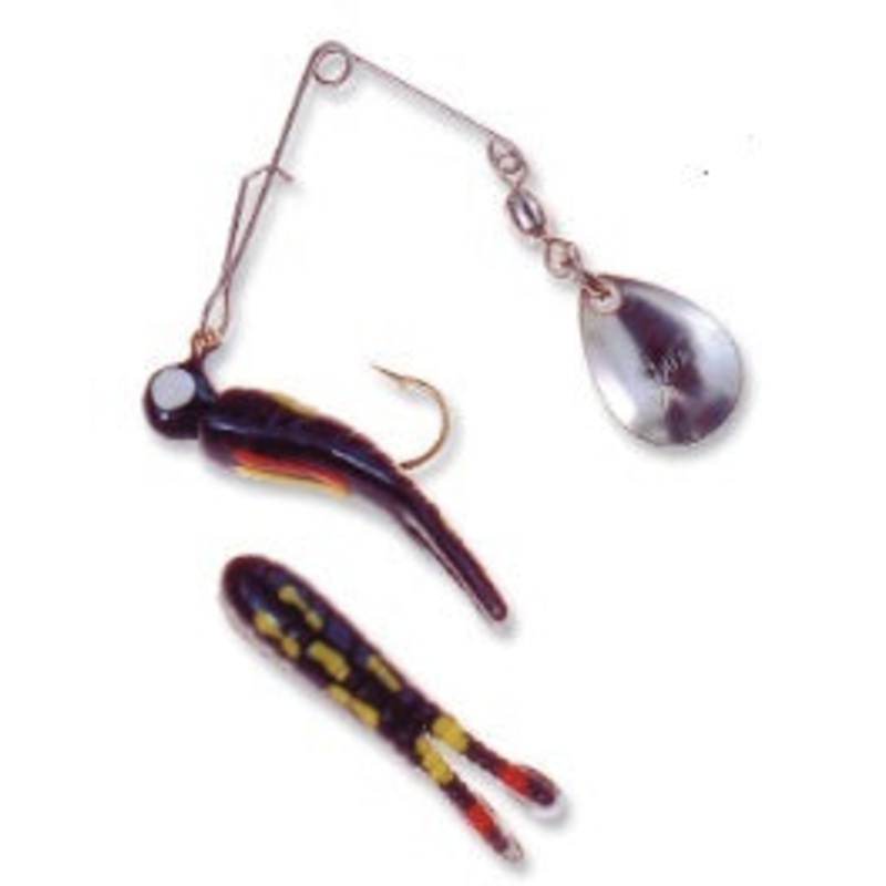 Betts Spin 1/4 Value Pack Split Tail Catalpa/Black Stripe