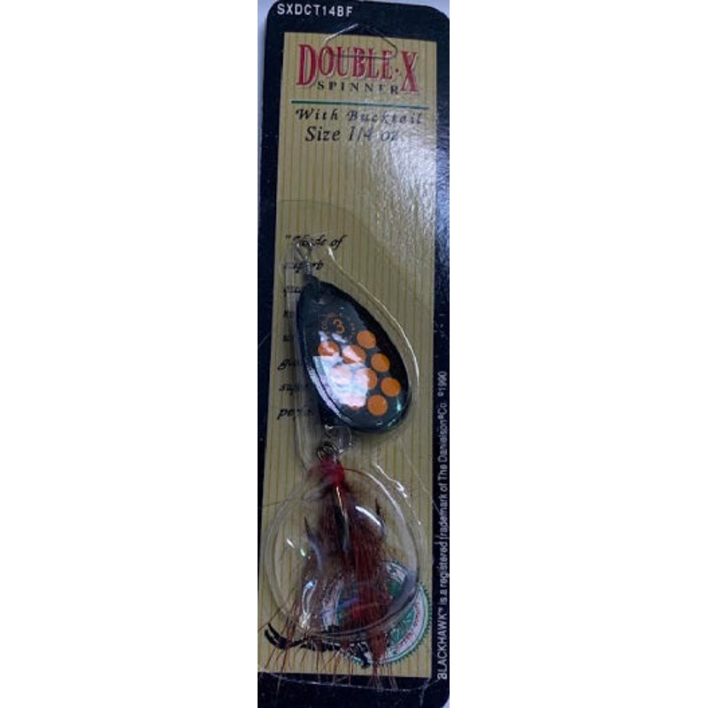 Danielson Spinner Black w/Tail  1/8oz