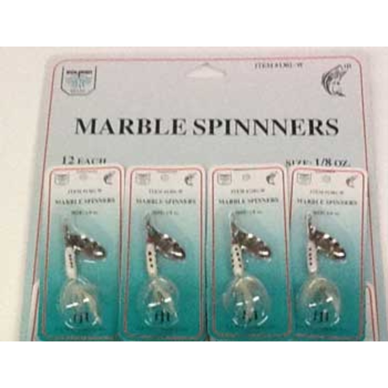 FJ Neil Marble Spinners 1/8oz White
