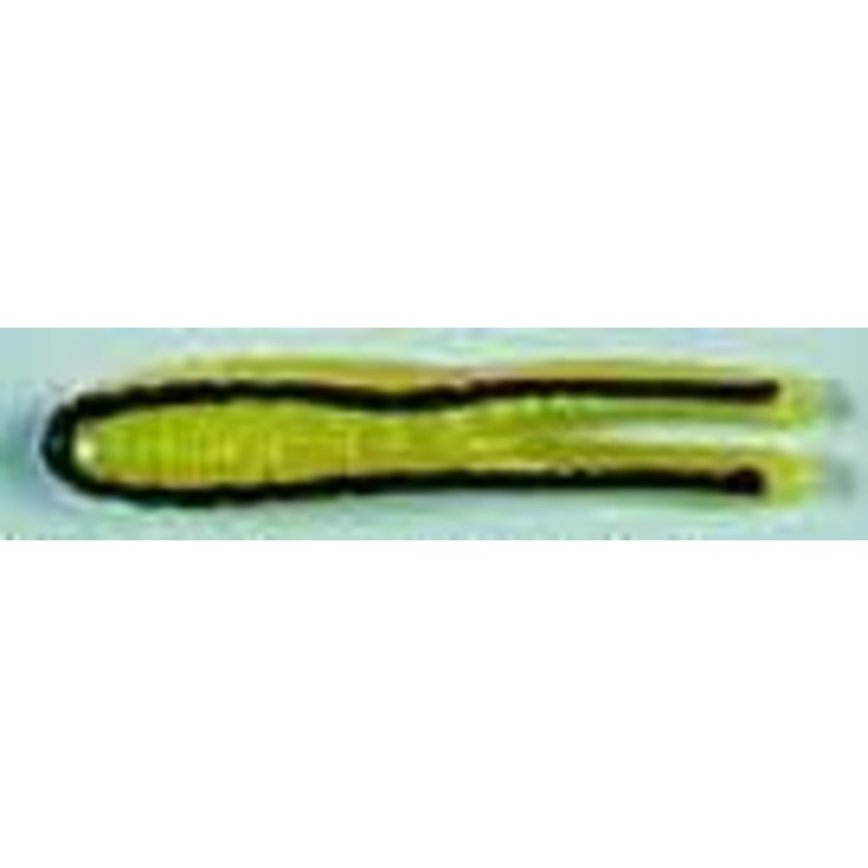 H&H Cajun Super Hook Tail 1/8 Nickle Yellow Black Stripe 12/Card