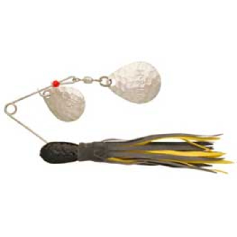 H&H Double Spinner 3/8 (6cd) Black/Yellow