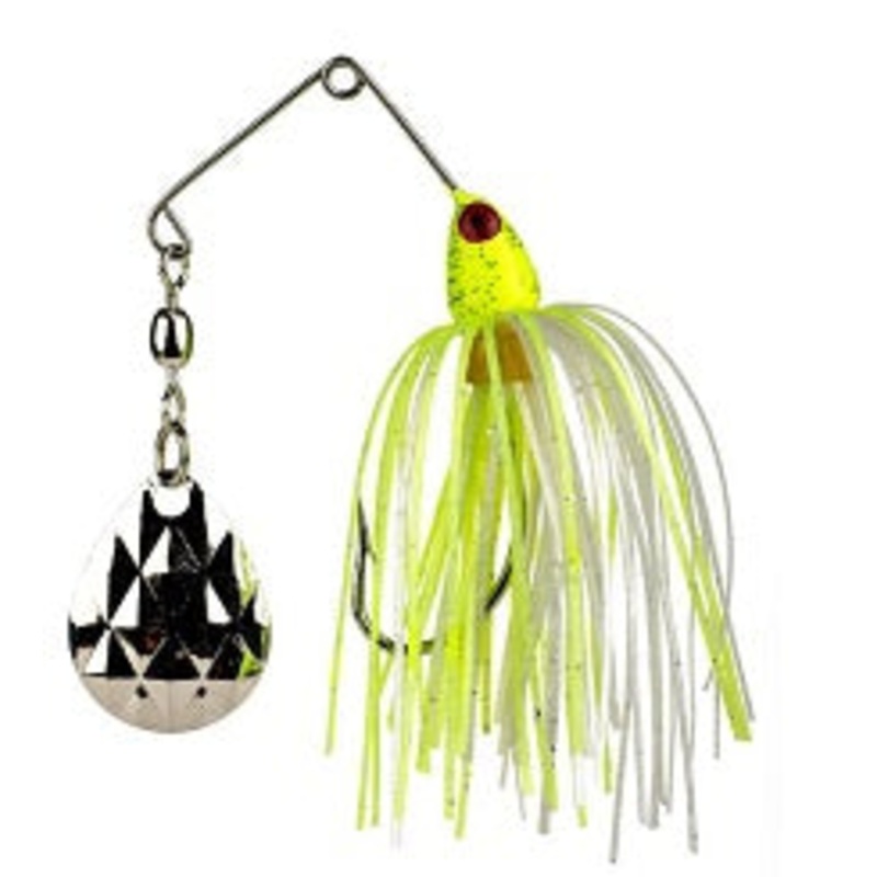 Strike King Mini-King Spinnerbait  Chartreuse Head Chartreuse Skirt