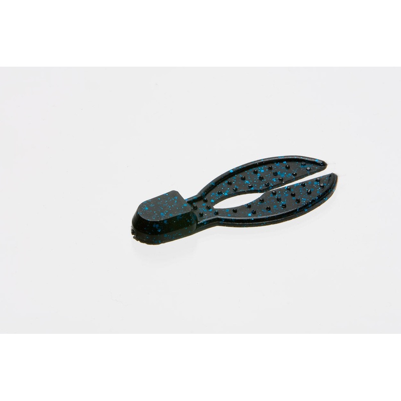 Zoom Super Chunk Jr 2" 6/bag Black/Blue