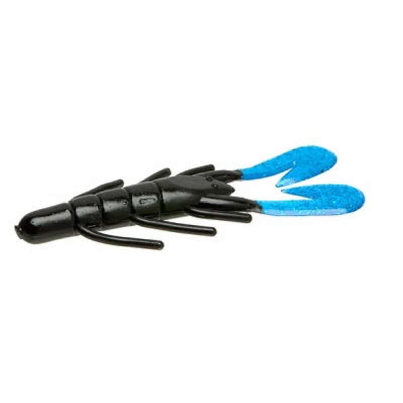 Zoom Ultra Vibe Speed Craw 3" 12/bag Black/Blue