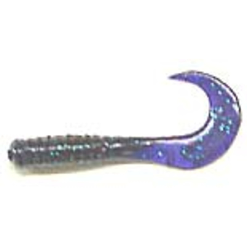 Action Bait 4" Curly Grubs 12pk June Bug