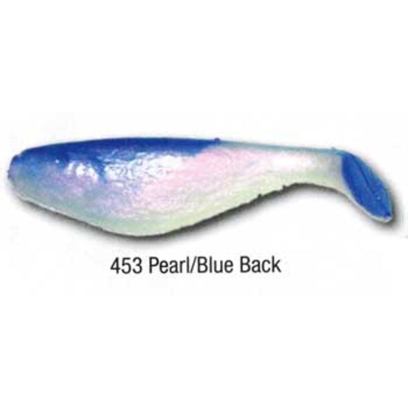 Luckie Strike Shad Minnow MC 6" 10ct Pearl/Blue Back