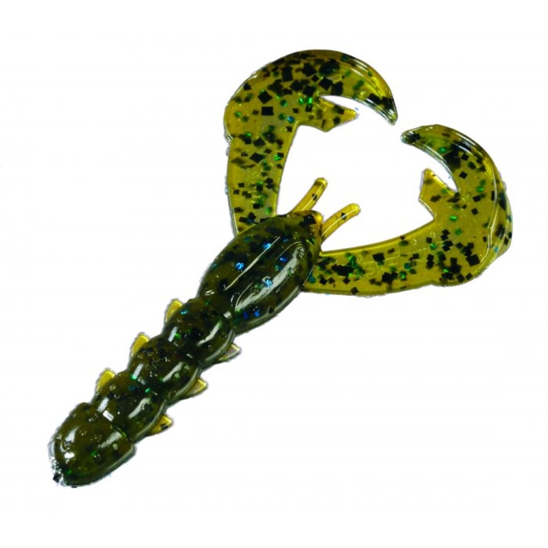 Strike King Rage Baby Craw 3in 9pk Okee Craw