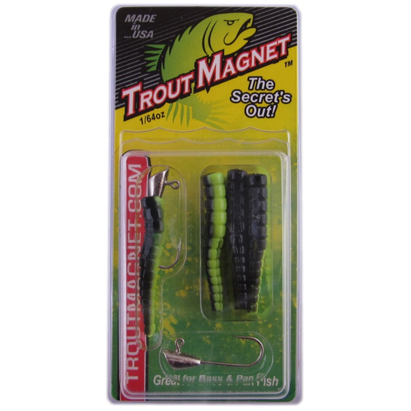 Leland Trout Magnet 1/64oz 9ct Black/Green