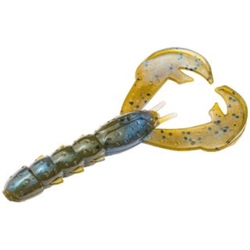 Strike King Rage Baby Craw 3in 9pk Blue Craw