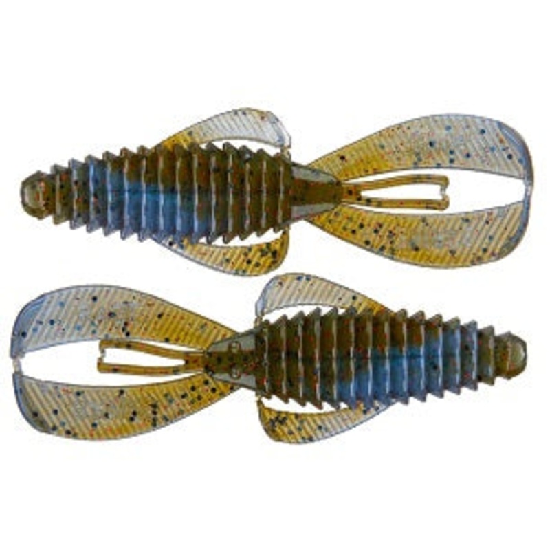 Strike King Rage Bug 4in 7pk Blue Craw Red Flake