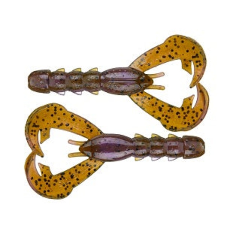Strike King Rage Craw 4in 7ct Green Pumpkin Purple Swirl