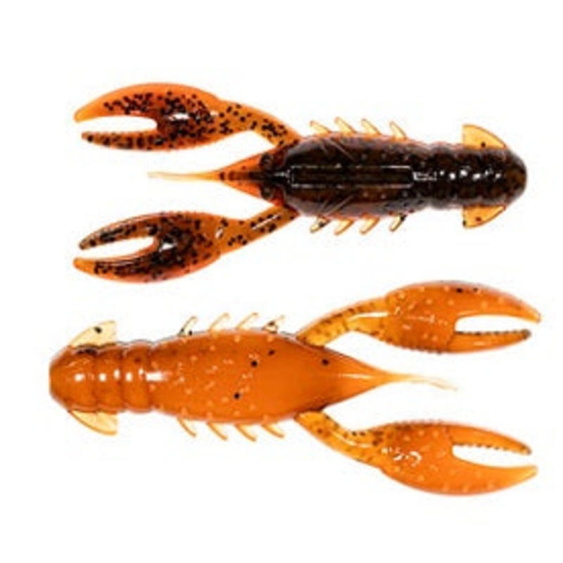 Z-MAN Pro CrawZ 3.5in Green Pumpkin/Orange 3pk