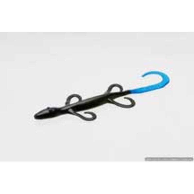 Zoom Lizard 6in 9/bag Black/Blue Tail