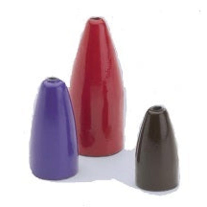 Bullet Weight Painted Worm Sinker Red 5ct 1/4oz