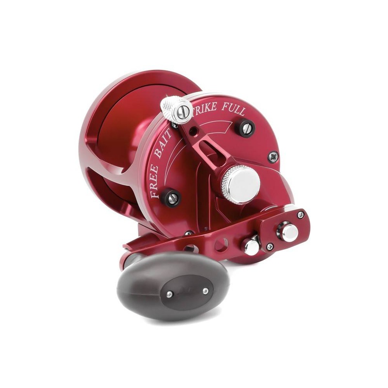 AVET JX 6/3 Lever Drag MC Conventional 2 Speed Reel RED