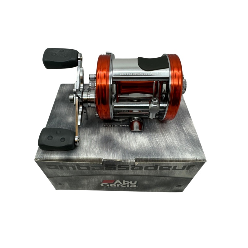 Abu Garcia Ambassadeur 6500CS Pro Rocket Sunset Orange Baitcast Reel