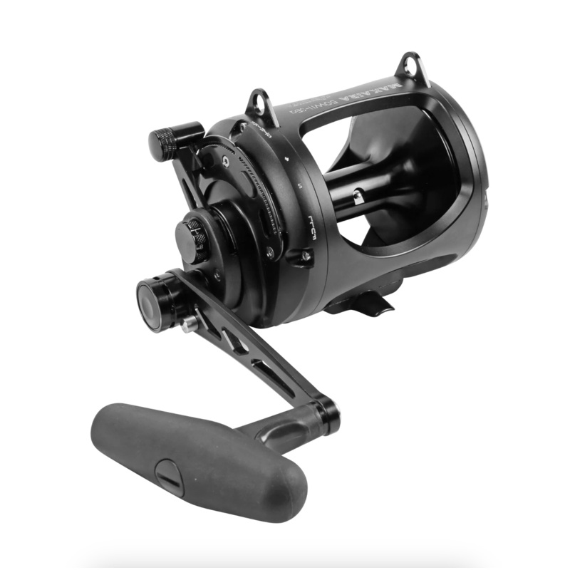 Okuma MK-50WIISEa-LBS Makaira SEa 50W-size 2-Speed Lever Drag LBS Reel Black