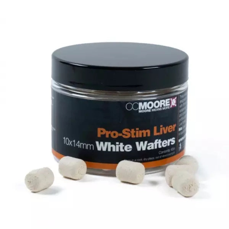 CC Moore Pro Stim Liver 10 x14mm White Wafters