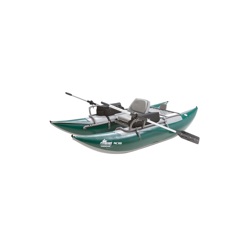 PAC 900 - Pontoon Boat - Green/Gray