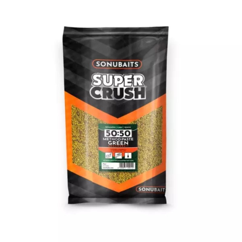 Sonubaits Super Crush 50 50 Green Groundbait